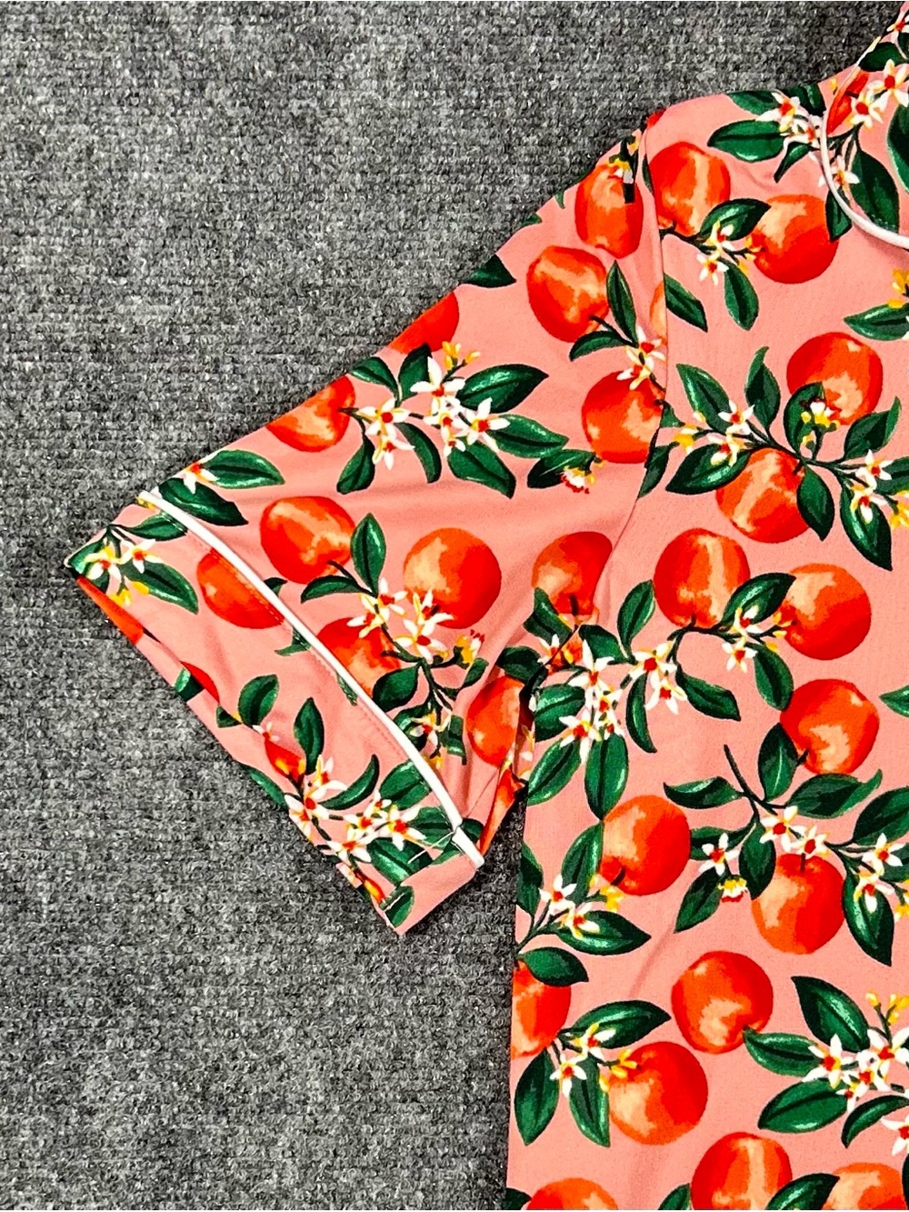 Draper James Peony Apple Blossom Print Pajama Set Women’s Size Small sleepwear - Picture 5 of 16